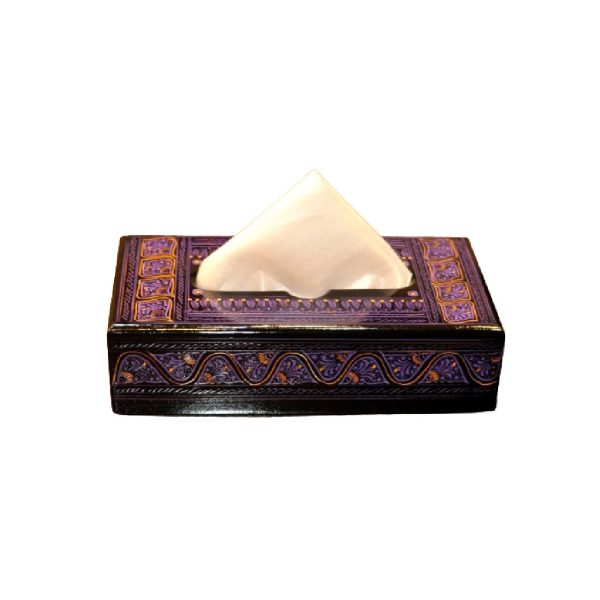 Wooden Nakshi Tissue Box